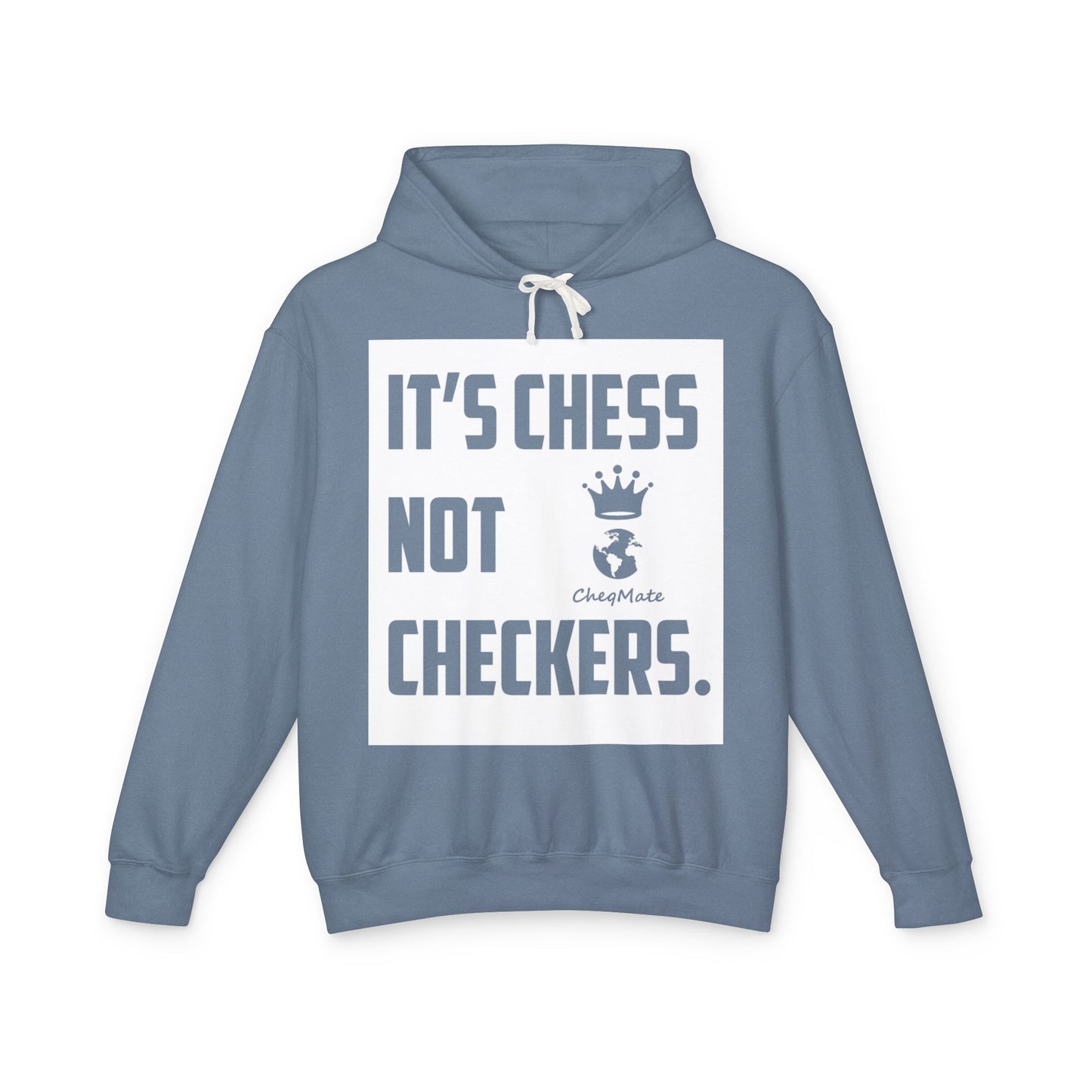 Chess Not Checkers Hoodie — "It’s Chess Not Checkers" Casual Chess Player Pullover
