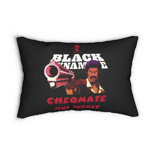 Black Dynamite Spun Polyester Lumbar Pillow