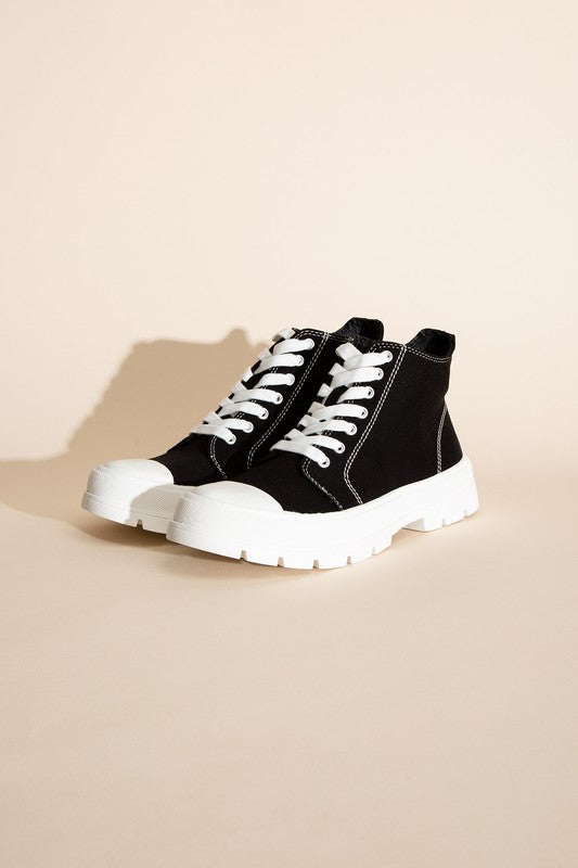 Shoes: CRAYON-G LACE UP SNEAKERS