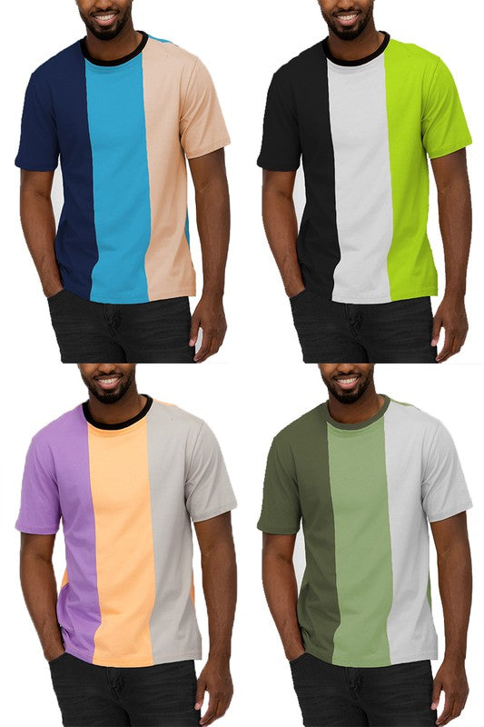 Mens: Color Block T Shirt