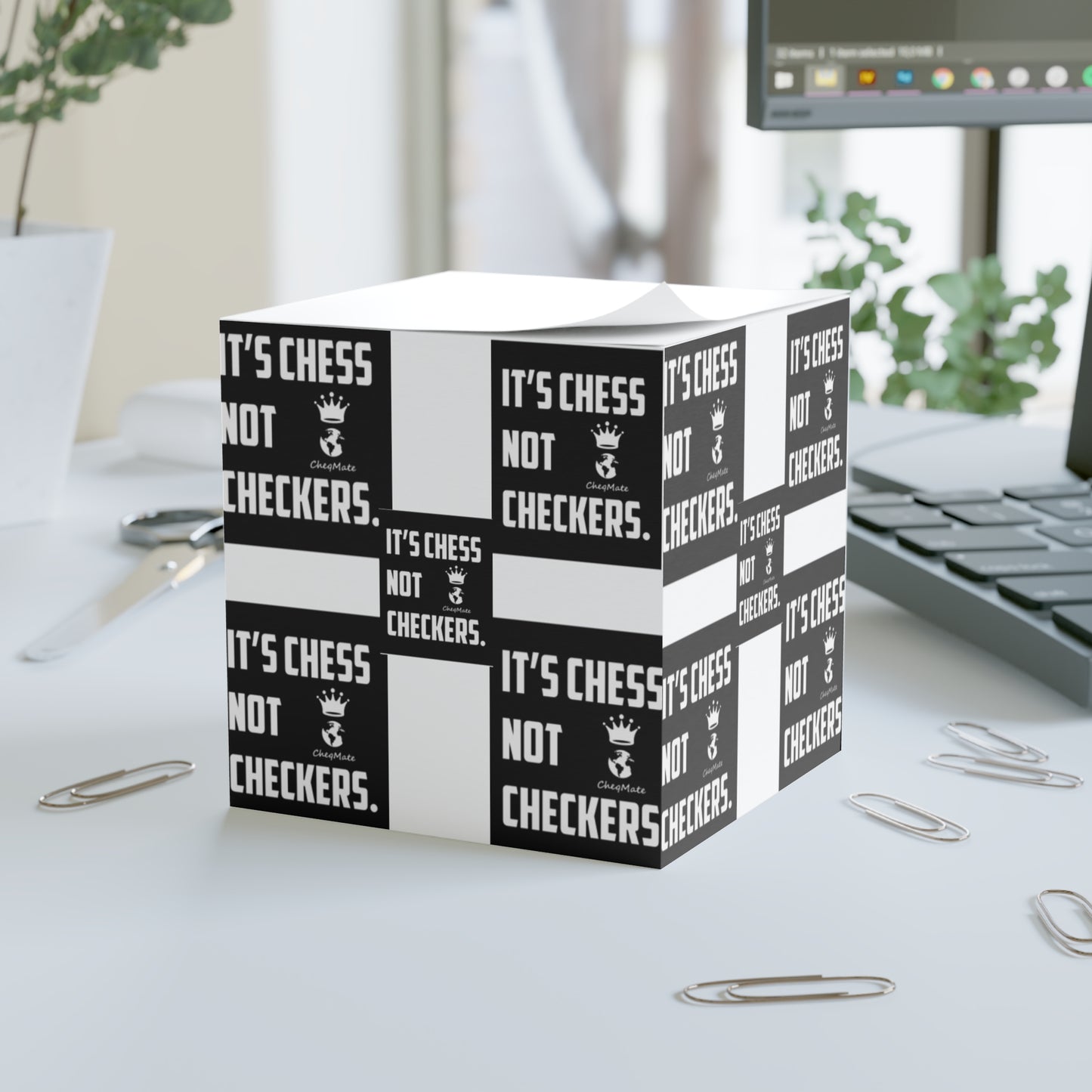CheqMate Note Cube