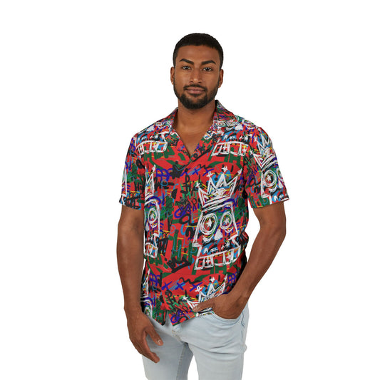 Menswear: Custom Basquiat Inspired Button Down