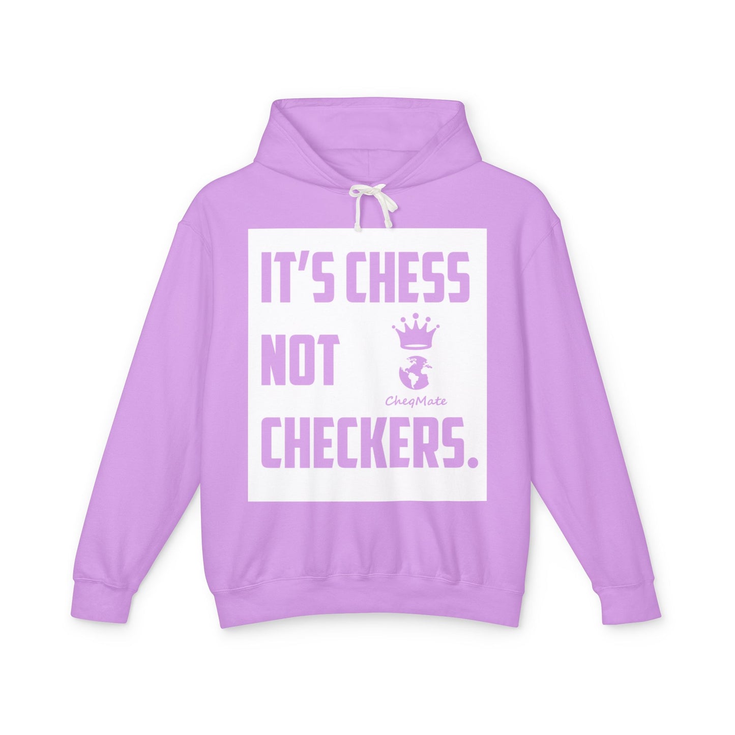Chess Not Checkers Hoodie — "It’s Chess Not Checkers" Casual Chess Player Pullover