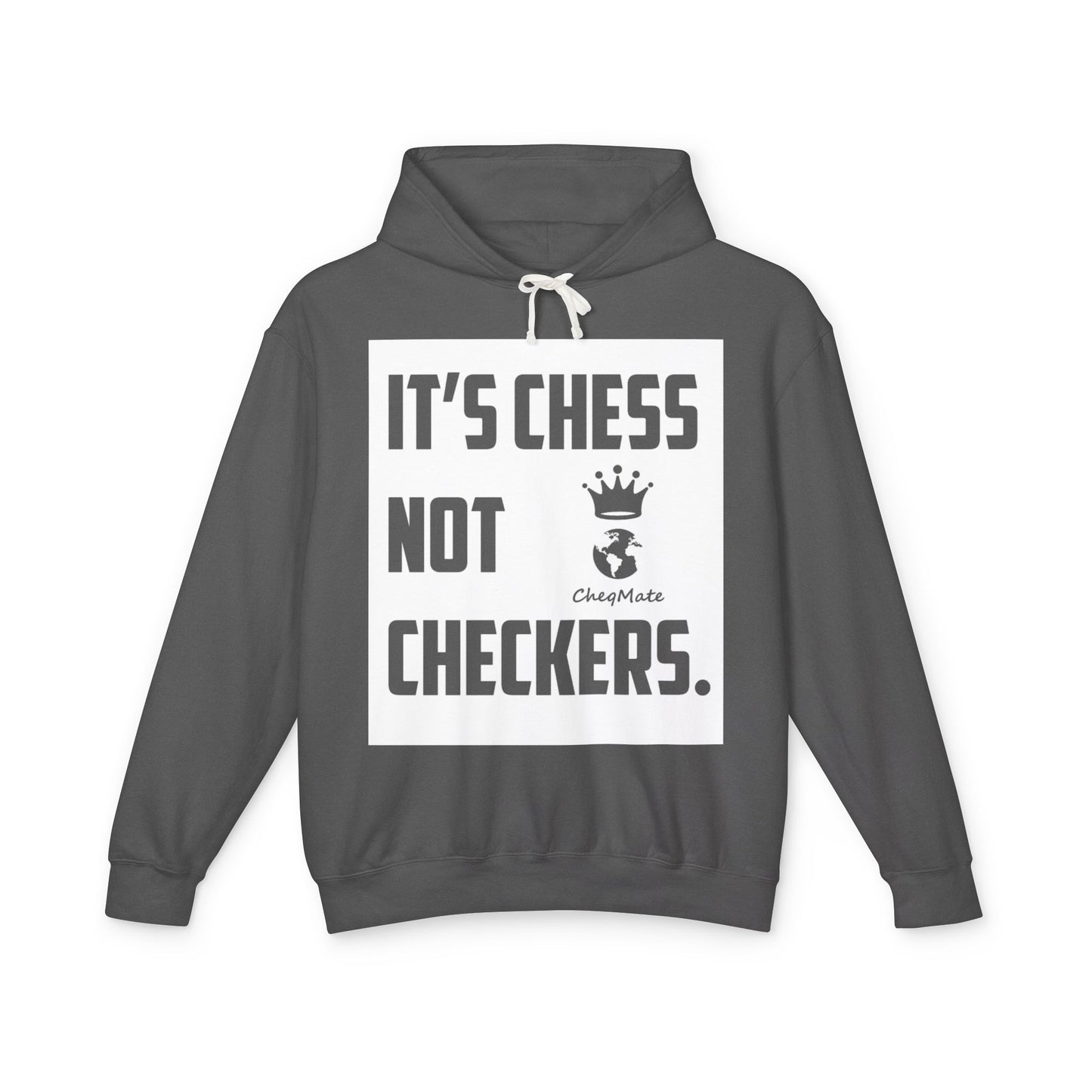 Chess Not Checkers Hoodie — "It’s Chess Not Checkers" Casual Chess Player Pullover