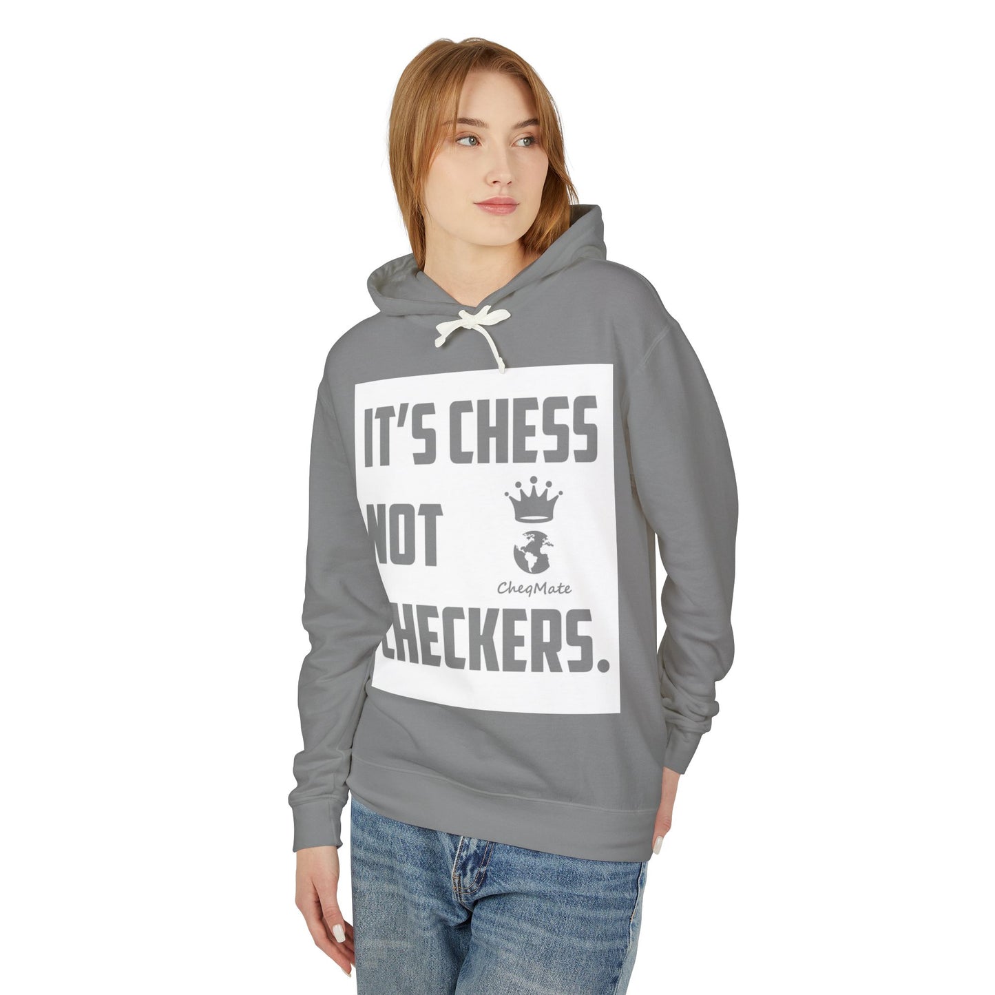 Chess Not Checkers Hoodie — "It’s Chess Not Checkers" Casual Chess Player Pullover