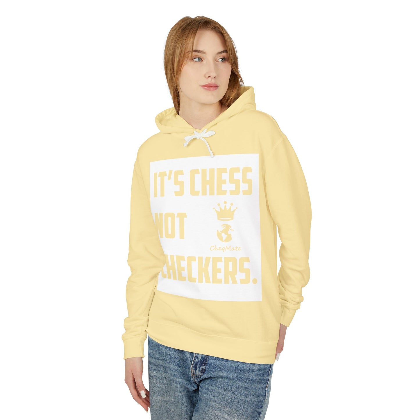 Chess Not Checkers Hoodie — "It’s Chess Not Checkers" Casual Chess Player Pullover