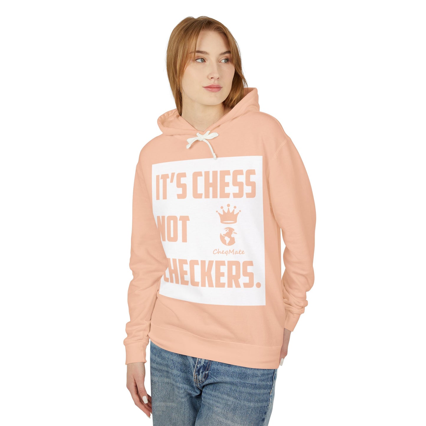 Chess Not Checkers Hoodie — "It’s Chess Not Checkers" Casual Chess Player Pullover
