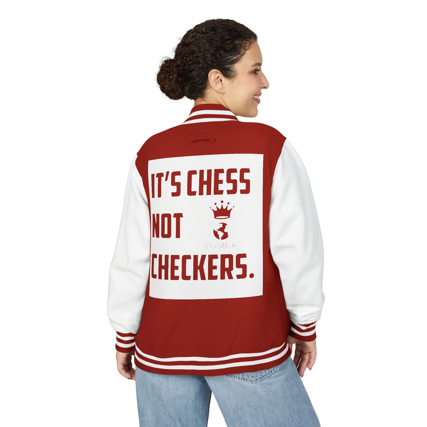 CheqMate Fashion: Letterman Jacket for Chess Players
