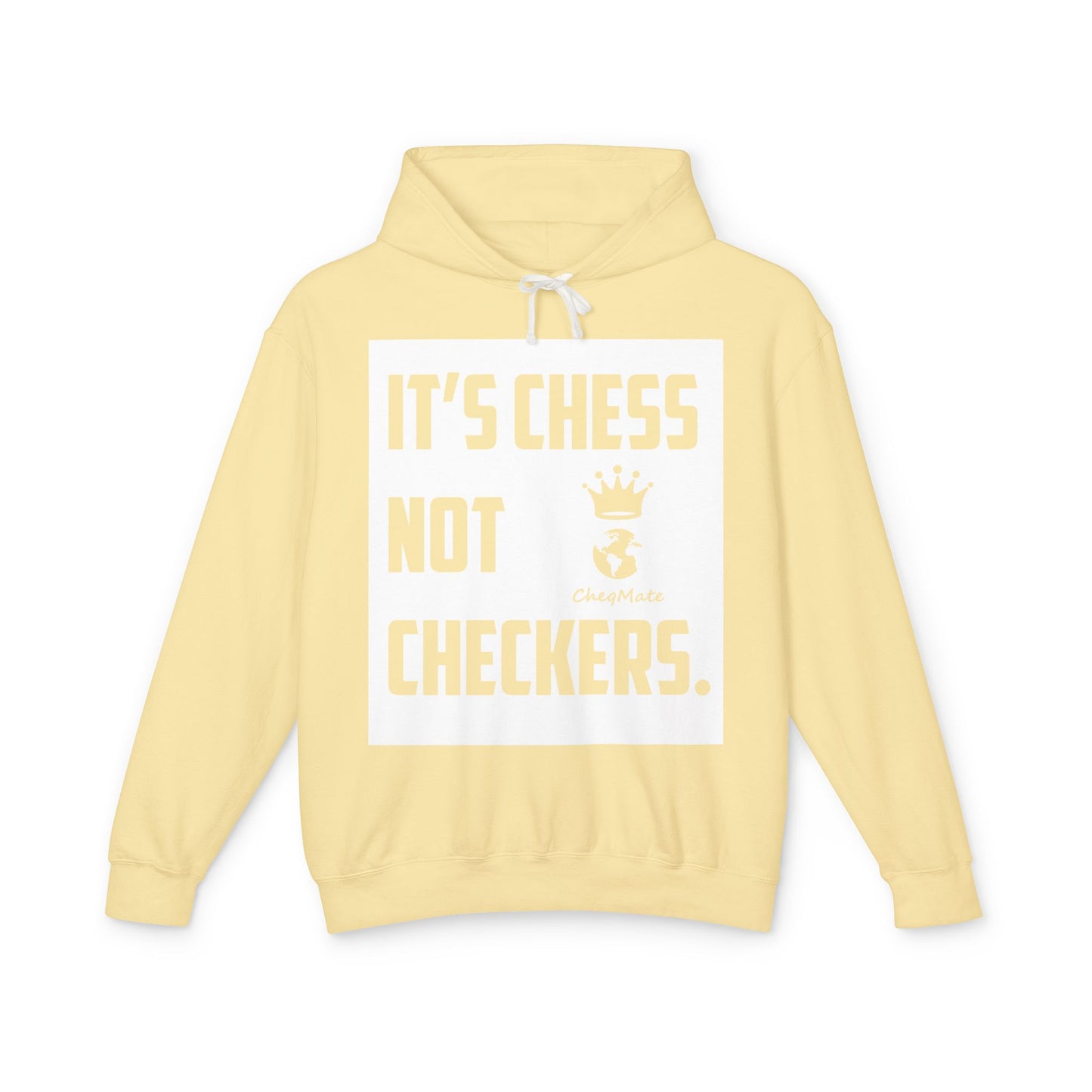 Chess Not Checkers Hoodie — "It’s Chess Not Checkers" Casual Chess Player Pullover
