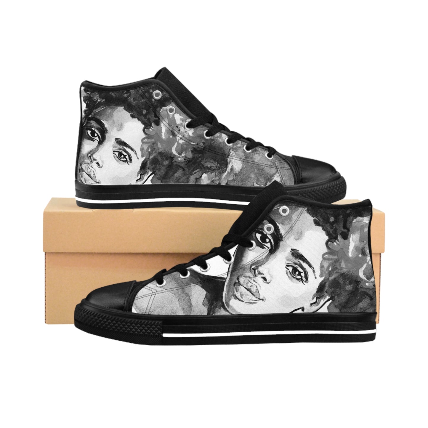 Sister Love High Top Canvas Sneakers