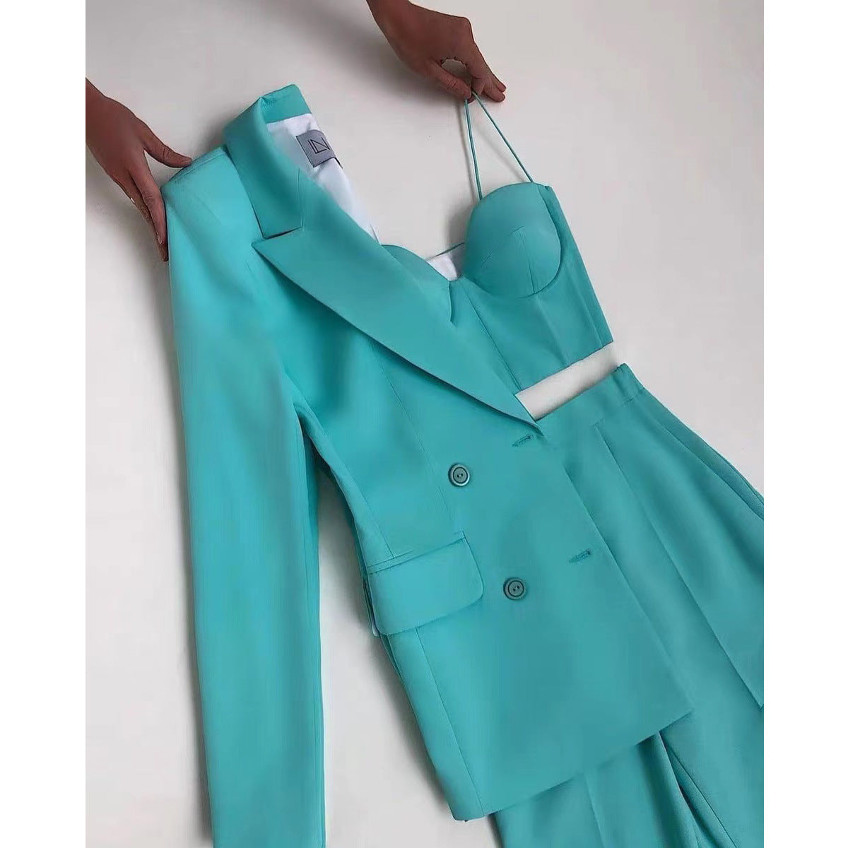 Suits: Quality Casual Office Business Bra Pants Blazer Suit Set