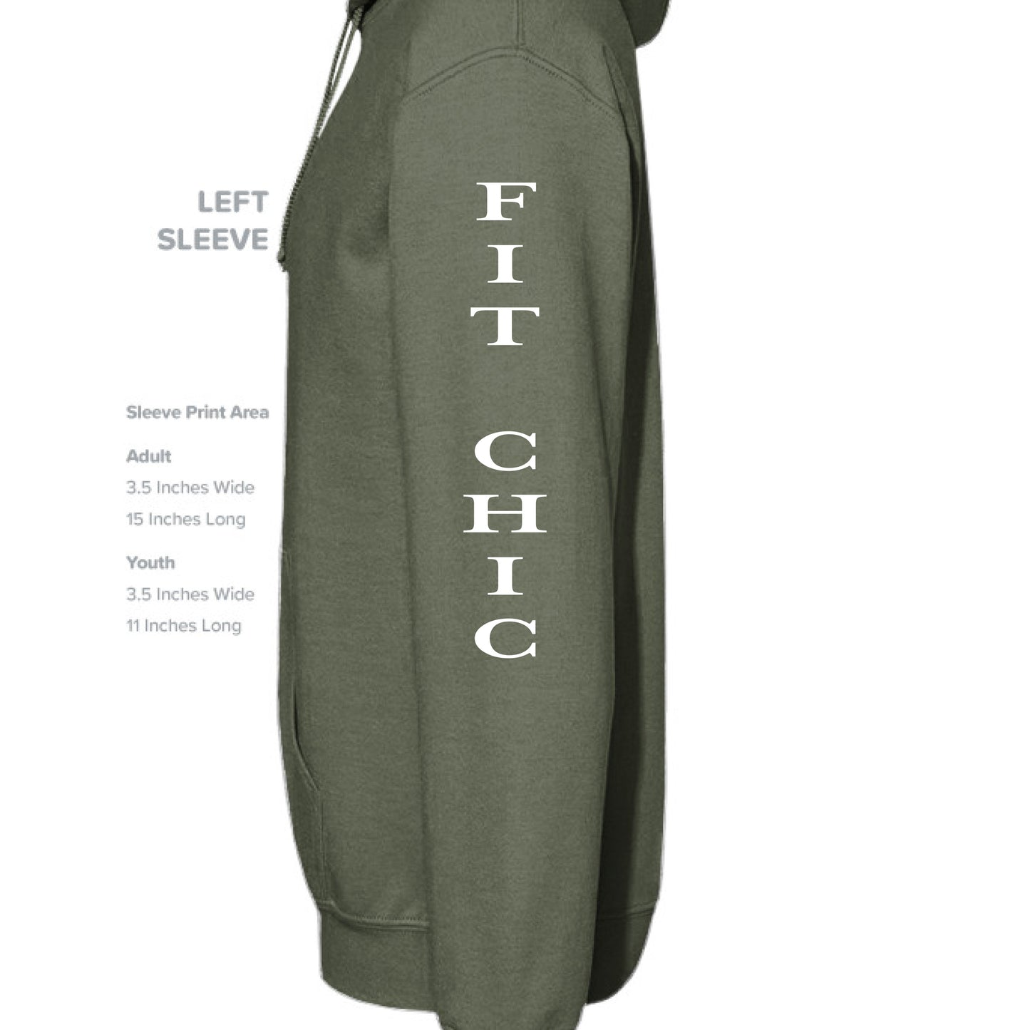 MILITARY GREEN - SLEEVE_LEFT