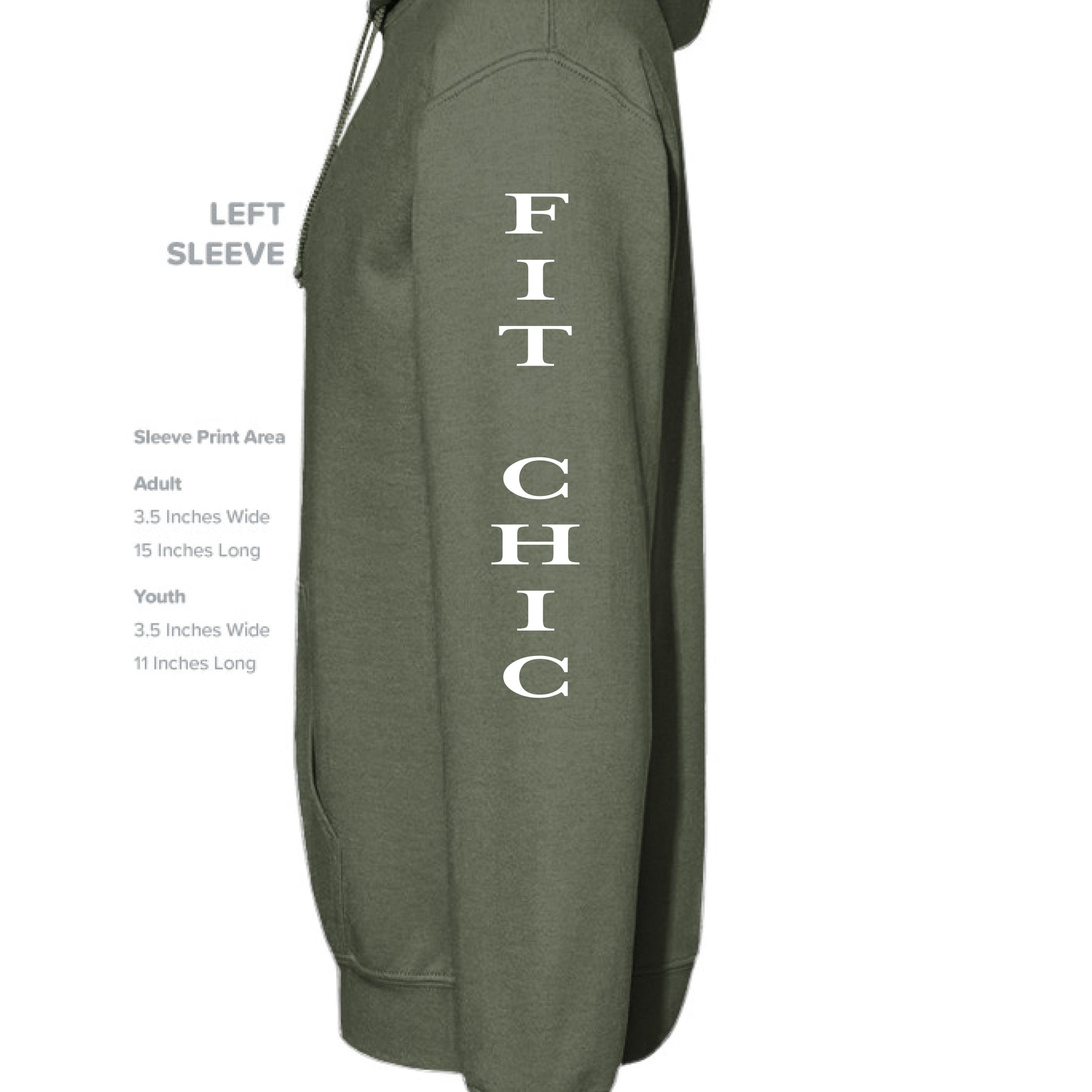 MILITARY GREEN - SLEEVE_LEFT