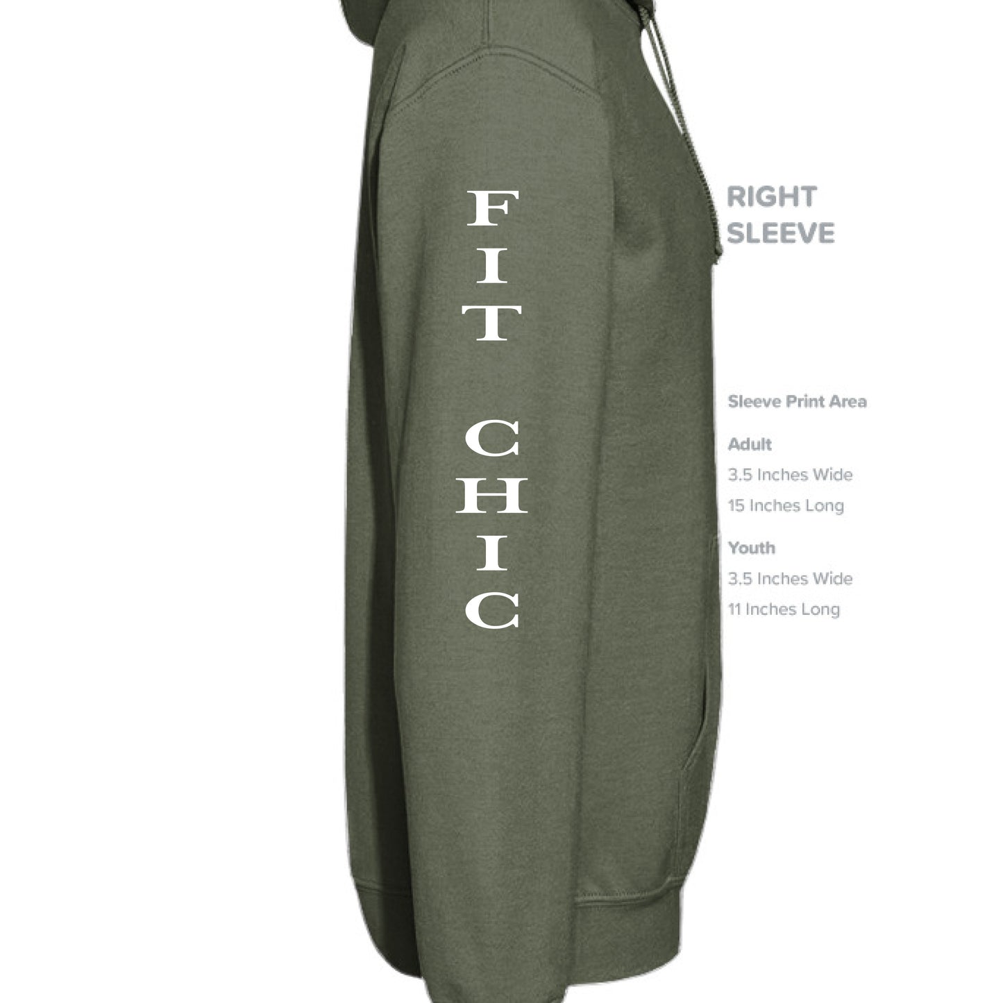 MILITARY GREEN - SLEEVE_RIGHT
