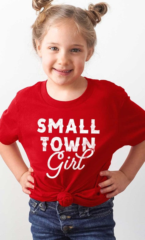 Kids. Retro Small Town Girl Kids Graphic Tee