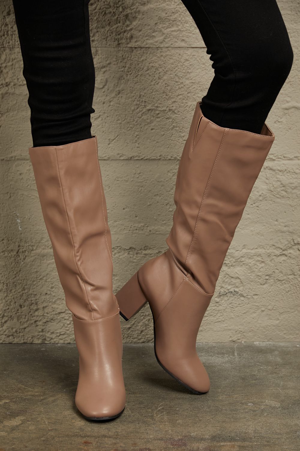Shoes: East Lion Corp Block Heel Knee High Boots