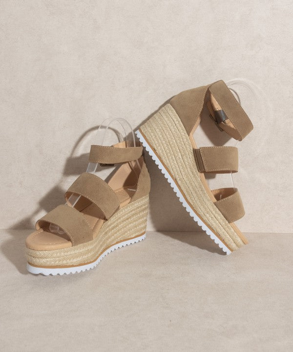 Shoes: OASIS SOCIETY Slyvie - Double Strap Wedge Heel