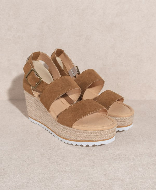 Shoes: OASIS SOCIETY Slyvie - Double Strap Wedge Heel