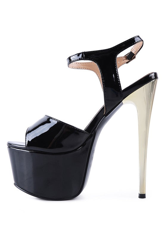 Shoes: BEWITCH ULTRA HIGH HEELED ANKLE STRAP SANDAL