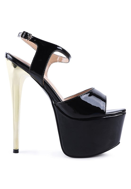 Shoes: BEWITCH ULTRA HIGH HEELED ANKLE STRAP SANDAL
