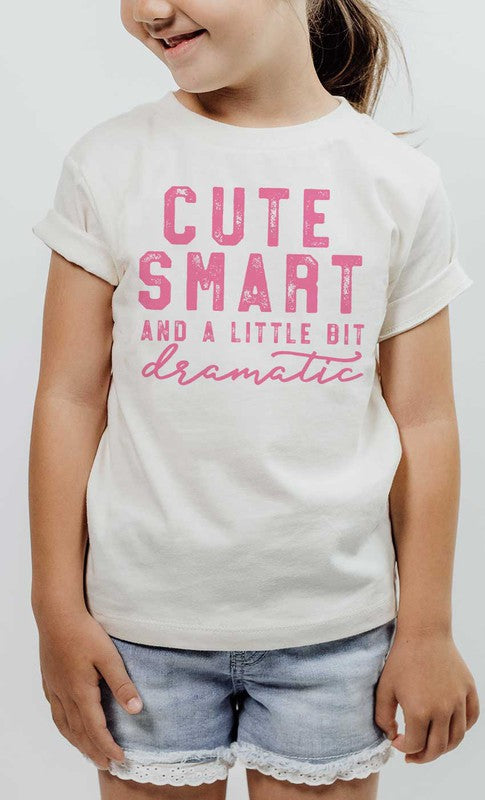 Kids. Cute Smart and Dramatic Kids Graphic Tee