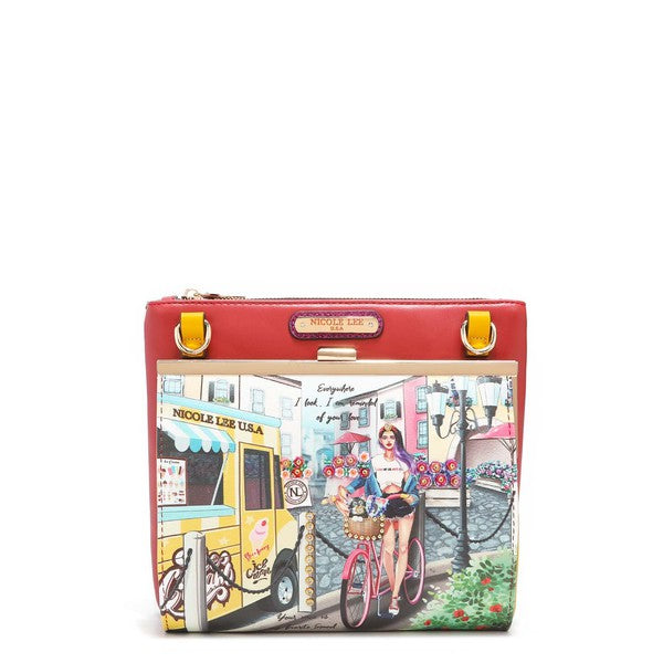 Handbags: NICOLE LEE  COZY STREET IN MILAN CROSSBODY