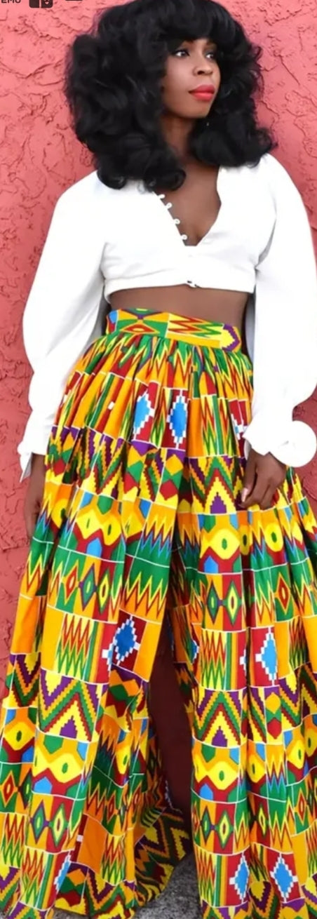 Pants: African Print Pants
