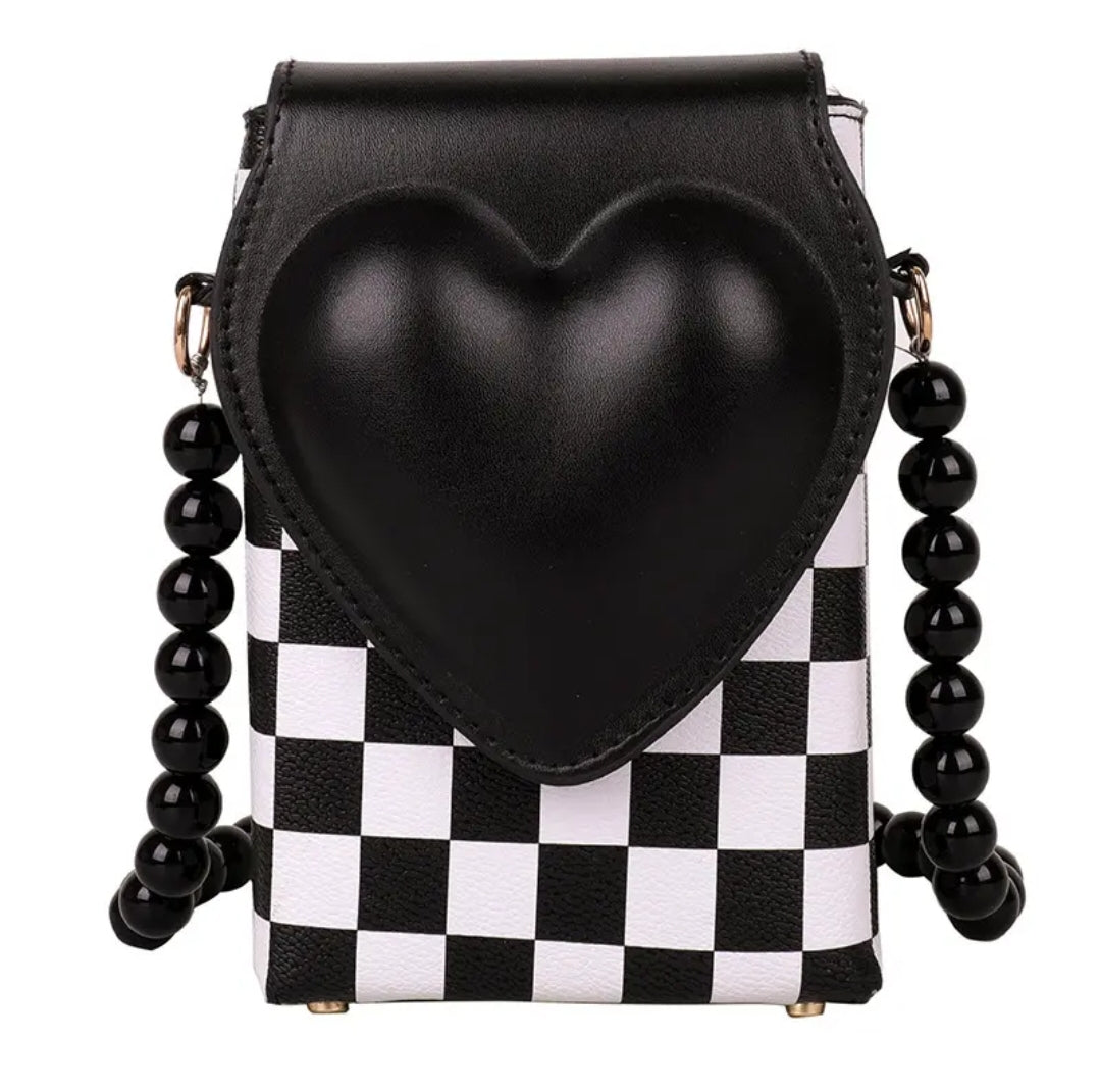 Handbags: CheqMate Heart Purse