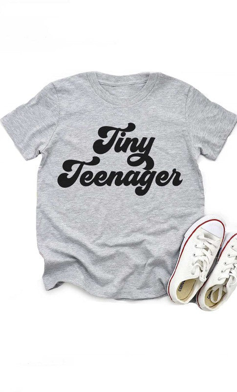 Kids. Retro Tiny Teenager Kids Graphic Tee